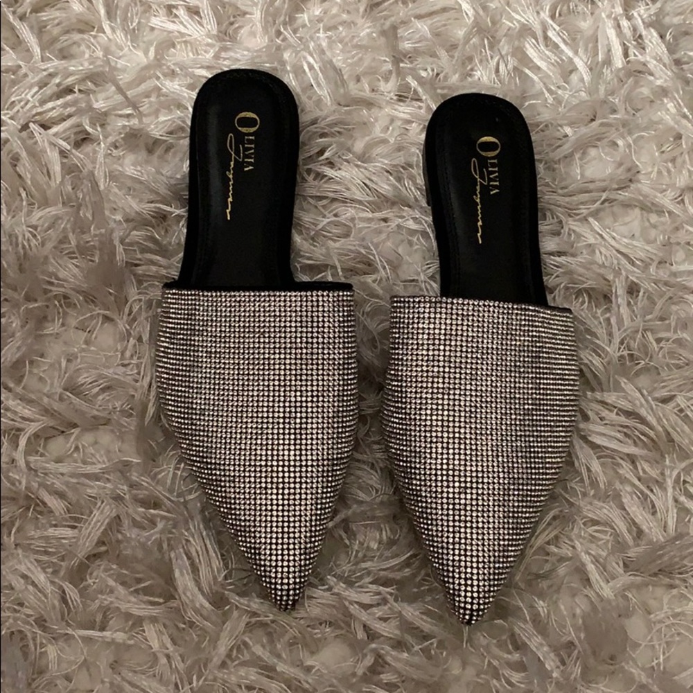 Diamante loafers